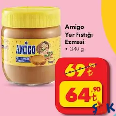 AMİGO YER FISTIĞI EZMESİ 340 G AMİGO YER FISTIĞI EZMESİ 340 G